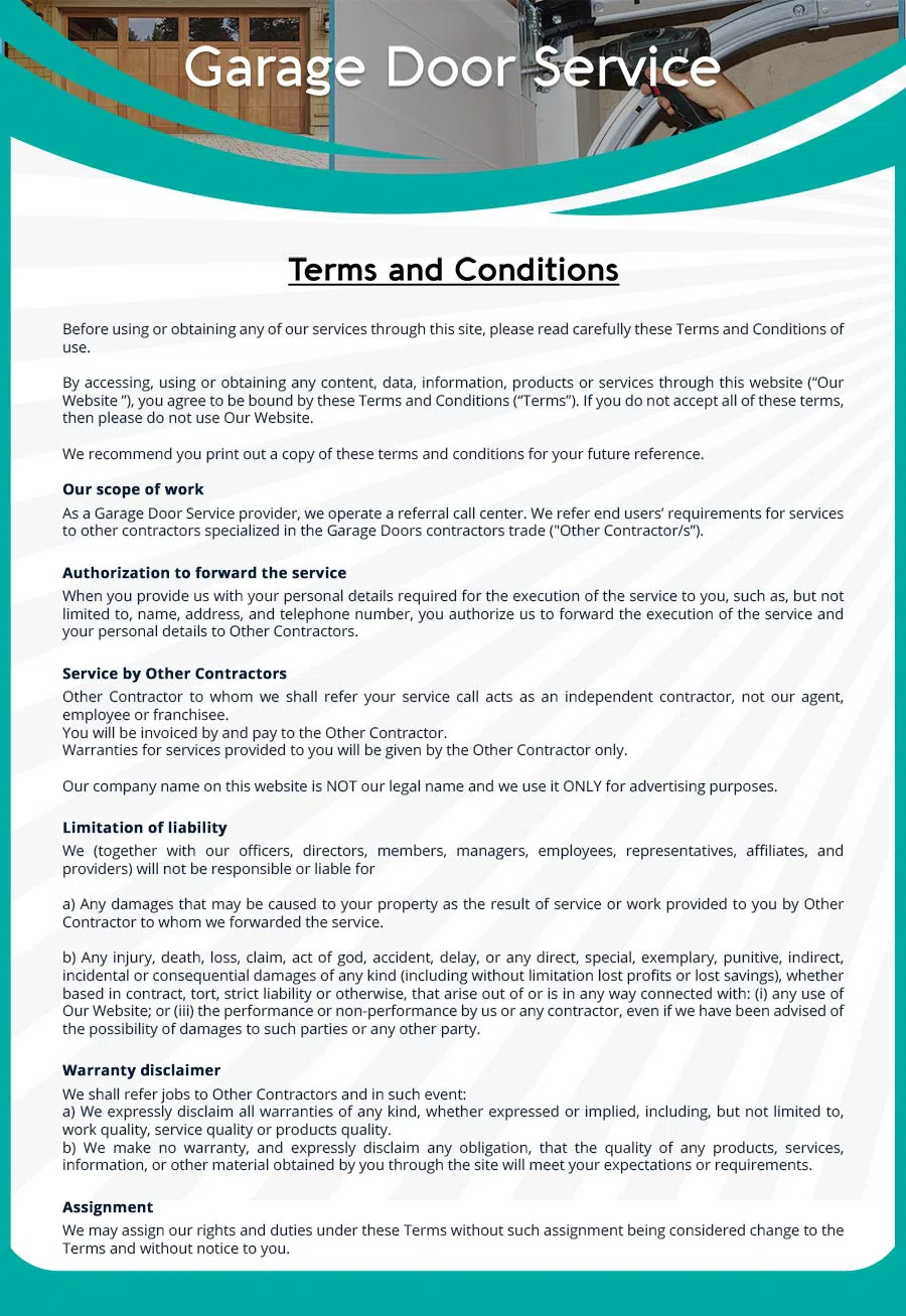 Garage Door Mobile Service Repair East Meadow, NY 516-209-3562